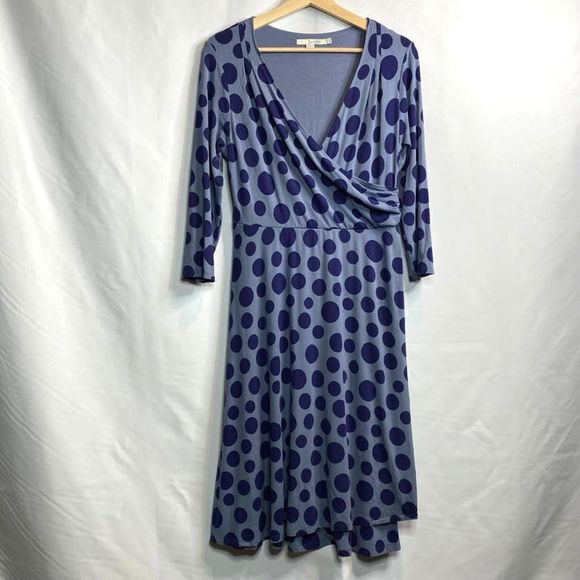 BODEN Rosebury Faux Wrap Dress, Sz 10 - Picture 3 of 10